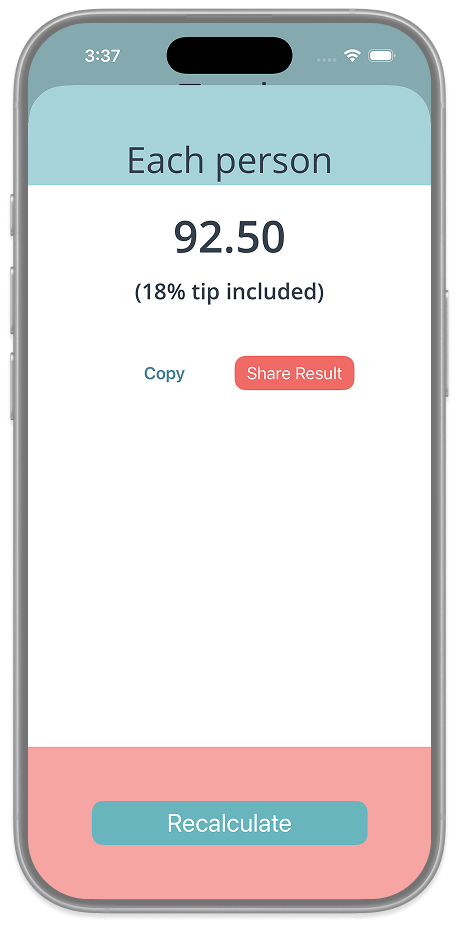 billequal screenshot 2
