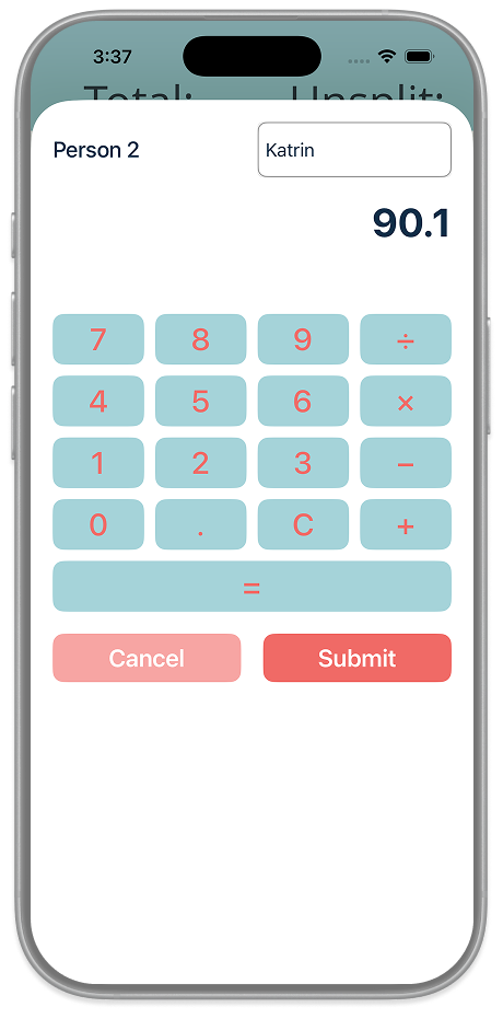 billequal screenshot 3